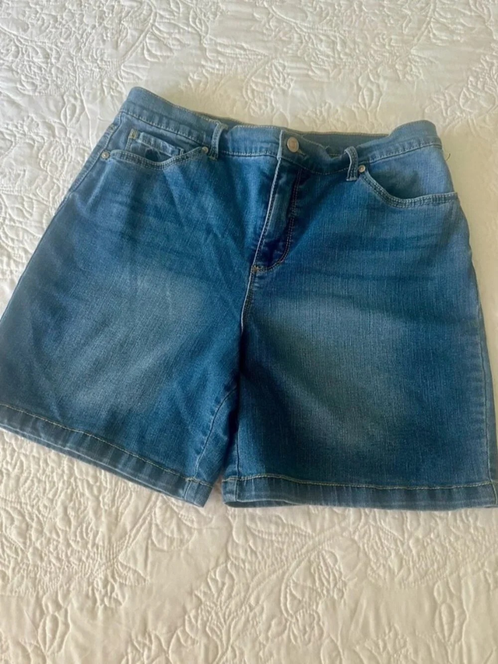 Blue Denim Shorts